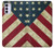 W3295 US National Flag Funda Carcasa Case y Caso Del Tirón Funda para Motorola Moto G42