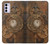 W3401 Clock Gear Steampunk Funda Carcasa Case y Caso Del Tirón Funda para Motorola Moto G42