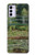 W3674 Claude Monet Footbridge and Water Lily Pool Funda Carcasa Case y Caso Del Tirón Funda para Motorola Moto G42