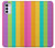 W3678 Colorful Rainbow Vertical Funda Carcasa Case y Caso Del Tirón Funda para Motorola Moto G42