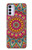 W3694 Hippie Art Pattern Funda Carcasa Case y Caso Del Tirón Funda para Motorola Moto G42