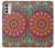 W3694 Hippie Art Pattern Funda Carcasa Case y Caso Del Tirón Funda para Motorola Moto G42