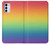 W3698 LGBT Gradient Pride Flag Funda Carcasa Case y Caso Del Tirón Funda para Motorola Moto G42