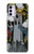 W3745 Tarot Card The Tower Funda Carcasa Case y Caso Del Tirón Funda para Motorola Moto G42
