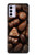 W3840 Dark Chocolate Milk Chocolate Lovers Funda Carcasa Case y Caso Del Tirón Funda para Motorola Moto G42