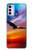 W3841 Bald Eagle Flying Colorful Sky Funda Carcasa Case y Caso Del Tirón Funda para Motorola Moto G42