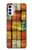 W3861 Colorful Container Block Funda Carcasa Case y Caso Del Tirón Funda para Motorola Moto G42