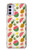 W3883 Fruit Pattern Funda Carcasa Case y Caso Del Tirón Funda para Motorola Moto G42