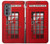 W0058 British Red Telephone Box Funda Carcasa Case y Caso Del Tirón Funda para Motorola Edge (2022)