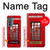 W0058 British Red Telephone Box Funda Carcasa Case y Caso Del Tirón Funda para Motorola Edge (2022)