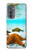 W1679 Starfish Sea Beach Funda Carcasa Case y Caso Del Tirón Funda para Motorola Edge (2022)