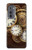 W3172 Gold Clock Live Funda Carcasa Case y Caso Del Tirón Funda para Motorola Edge (2022)