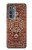 W3813 Persian Carpet Rug Pattern Funda Carcasa Case y Caso Del Tirón Funda para Motorola Edge (2022)