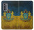 W3858 Ukraine Vintage Flag Funda Carcasa Case y Caso Del Tirón Funda para Motorola Edge (2022)