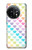 W3499 Colorful Heart Pattern Funda Carcasa Case y Caso Del Tirón Funda para OnePlus 11