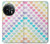 W3499 Colorful Heart Pattern Funda Carcasa Case y Caso Del Tirón Funda para OnePlus 11