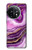 W3896 Purple Marble Gold Streaks Funda Carcasa Case y Caso Del Tirón Funda para OnePlus 11