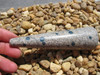 K2 Massage Wand, 5"+ Long, Azurite in Granite, 3rd Eye, Intuition