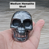Medium Sized Hematite Skull, front facing