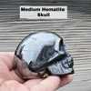 Hematite Skull Medium Sized , right side 