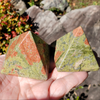 Unakite Pyramids small