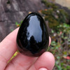 Black Obsidian Eggs, 1 piece