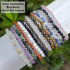 4mm assorted gemstone bracelets