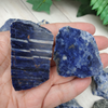 Rough Sodalite with Smooth Polished Top