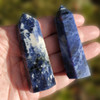 Sodalite Polished Points, 2 pieces