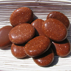 Goldstone Palm Stones