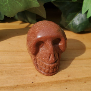 Goldstone Skull, Front view