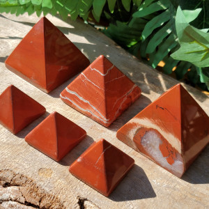 Red Jasper Pyramids