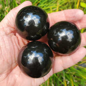 Black Tourmaline Spheres