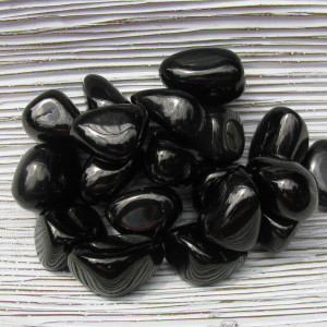 Tumbled Jet Stones