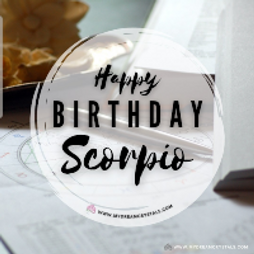 Happy Birthday Scorpio!