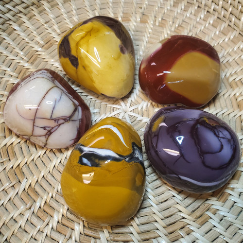 Mookite Jasper therapy stones