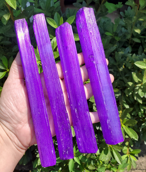 Purple Selenite Rods
