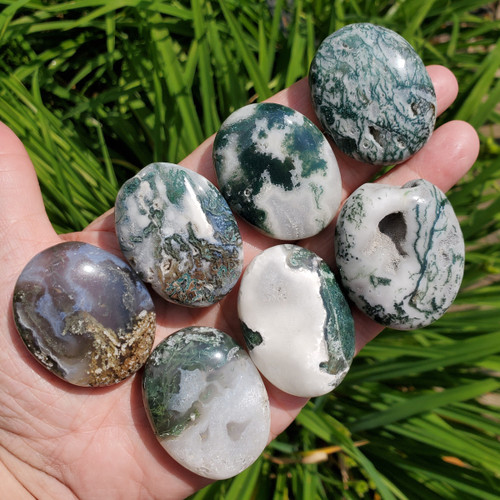 Moss Agate Soap Stones