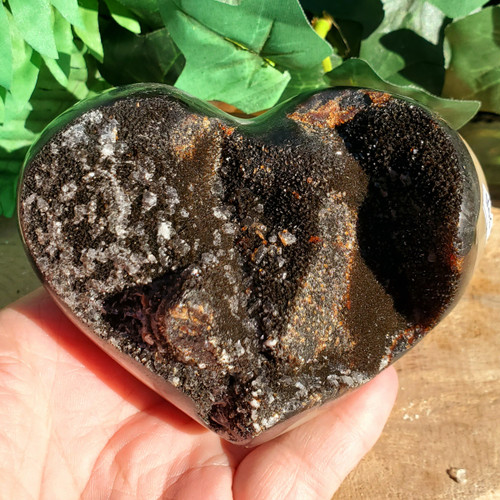 Septarian Druzy Stone Heart, Dragons Stone, Happiness and Unity Stone