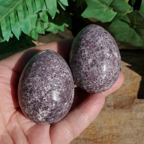 Lepidolite Eggs