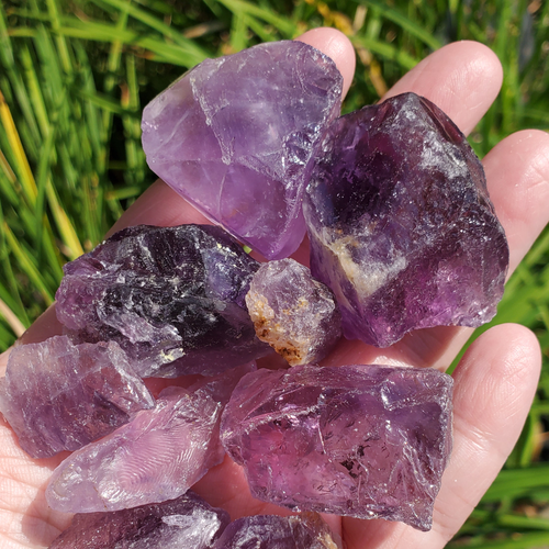 Mini Brazilian Raw Amethyst Crystal Points for Protection and Spiritual  Wisdom