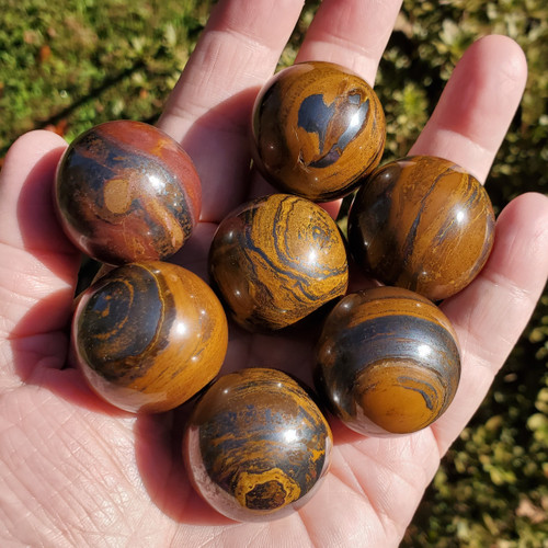 Tiger Iron Spheres, 30mm spheres