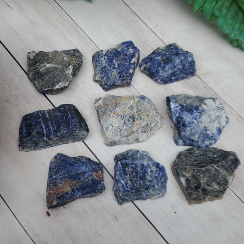 Sodalite Smooth Stones, Shop Healing Sodalite Crystals & Gemstones