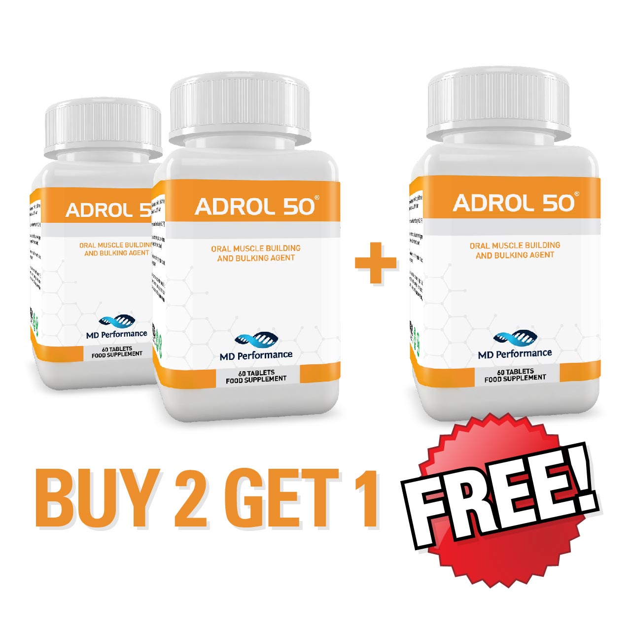 Adrol 50* - Buy Two Get One Free
