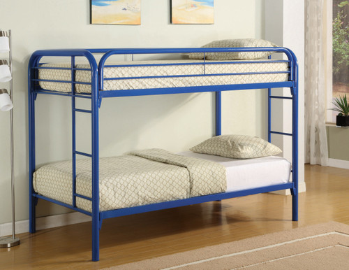 Coaster Fordham Twin Over Twin Bunk Bed with Built-In Ladders