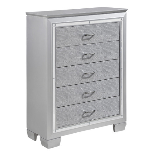 Homelegance Allura Modern Chest Silver with Touch-Engaged LED Lighting Homelegance Allura Modern Chest Silver with Touch-Engaged LED Lighting