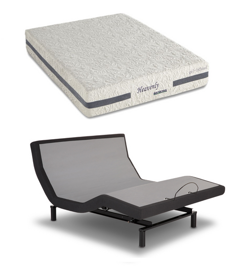 iDealBed Heavenly Hybrid Mattress Leggett & Platt iDealBed iEscape Adjustable Set