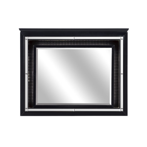 Homelegance Allura Collection Mirror in Black (Mirror Only) Homelegance Allura Collection Mirror in Black (Mirror Only)
