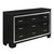 Homelegance Allura Collection Dresser & Mirror in Black Homelegance Allura Collection Dresser & Mirror in Black