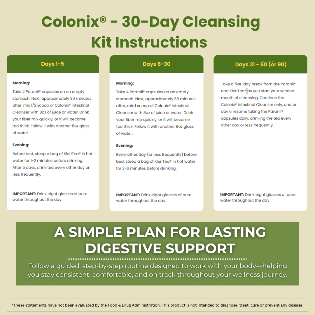 DrNatura | Colonix® - 30 Days Colon & Detox Cleanse Kit